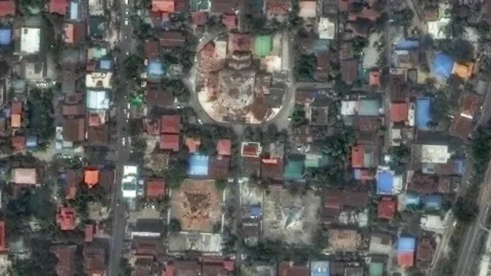 Ảnh vệ tinh trước và sau trận động đất kinh hoàng ở Myanmar- Ảnh 10.
