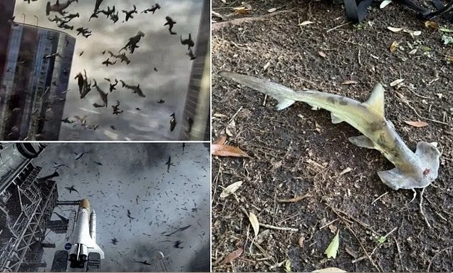 Cá mập rơi từ trời xuống sân golf: Hiện tượng gây sốc như phim viễn tưởng- Ảnh 1.