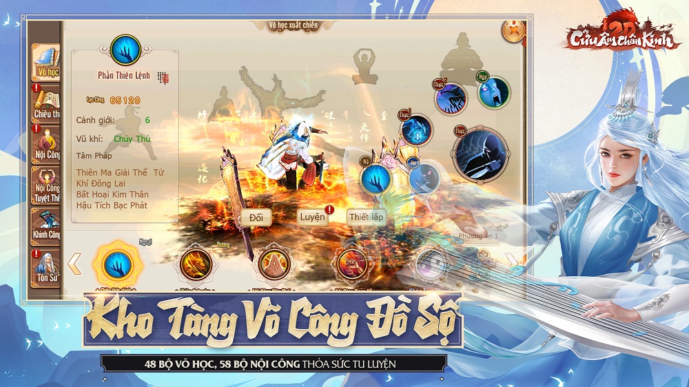 Thế giới kiếm hiệp chân thực trên mobile: Cửu Âm Chân Kinh 2D Mobile chính thức ra mắt tặng ngay IPHONE 16 Promax 1TB cack2dmobile giftcode 1