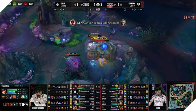 MSI 2025: GEN.G The Hien Phong Do Huy Diet Truoc G2 Esports, Buoc Tiep Vao Nhanh Thang 11 MSI 2025: GEN.G Thể Hiện Phong Độ Hủy Diệt Trước G2 Esports, Bước Tiếp Vào Nhánh Thắng 11