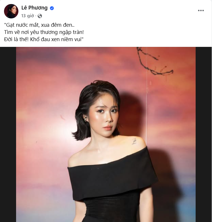 Lê Phương chia sẻ một câu nói, nhiều khán giả liền nhắc tên cố diễn viên Quý Bình- Ảnh 1. Lê Phương chia sẻ một câu nói, nhiều khán giả liền nhắc tên cố diễn viên Quý Bình- Ảnh 1.