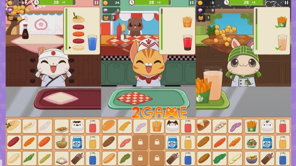 Trải nghiệm Kawaii Kitchen – Tựa game nấu nướng đơn giản và thú vị cat in kawaii kitchen 6