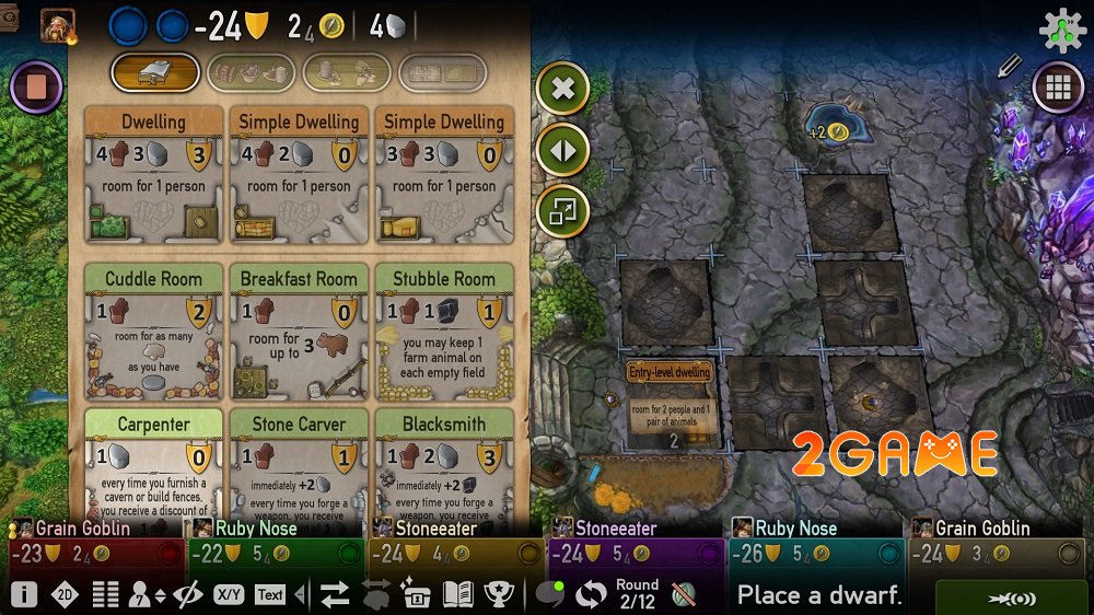 Caverna – Boardgame kinh điển hiện đã có phiên bản mobile và PC caverna mobilepc 4