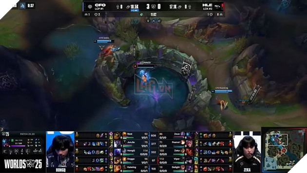 CKTG 2025: Hanwha Life Esports Va G2 Esports Ghi Ten Minh Vao Vong Tu Ket 2 CKTG 2025: Hanwha Life Esports Và G2 Esports Ghi Tên Mình Vào Vòng Tứ Kết 2