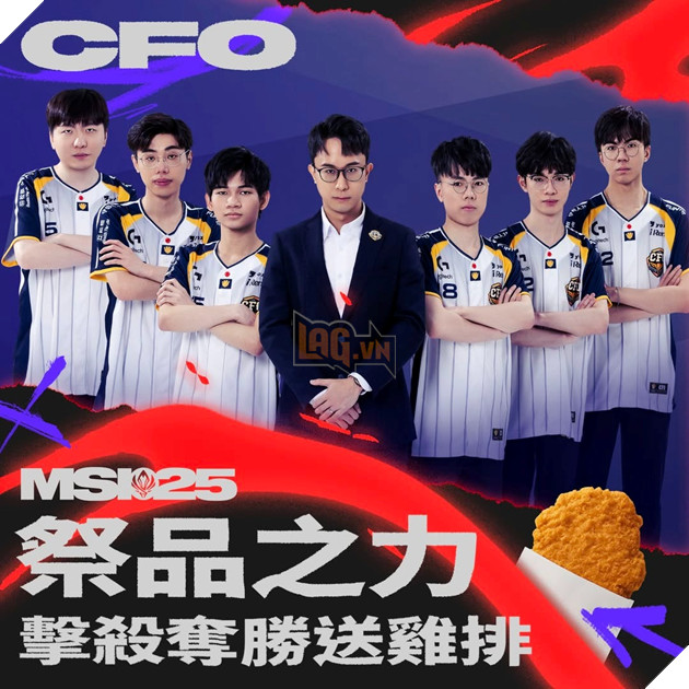 CFO đang tặng gà rán cho người hâm mộ dựa trên thành tích của đội tại MSI năm nay