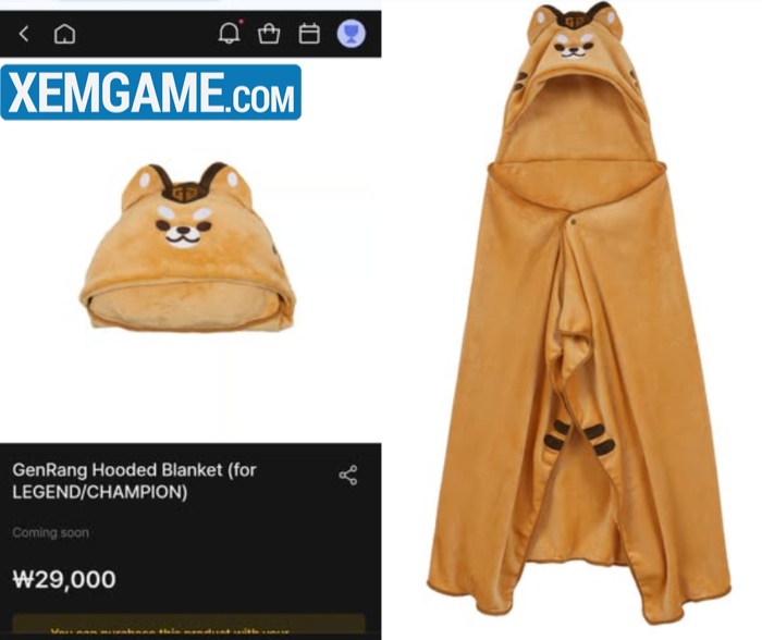 Chovy trổ tài bán “chăn GenRang” cực mượt khiến nhiều fan thích thú chan trum dau genrang 3