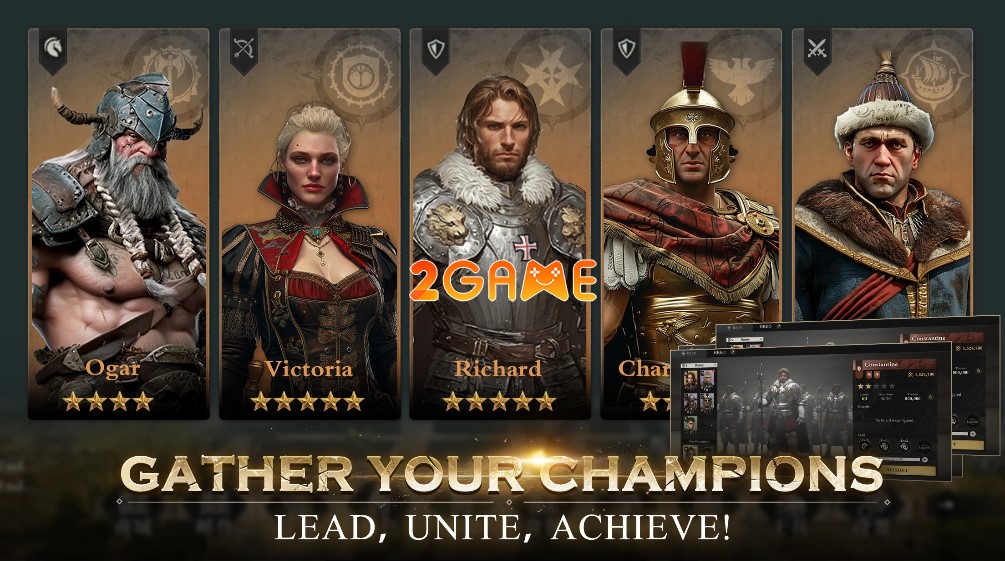 game SLG RTS Charge and Crown