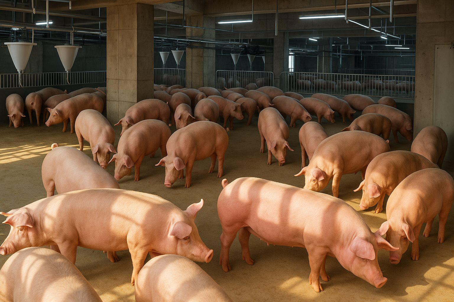 'Chung cư lợn' khổng lồ ở làng quê Trung Quốc: Nuôi 650.000 con/năm, có trung tâm giám sát như NASA, vận hành chỉn chu ngang dây chuyền iPhone của Foxconn- Ảnh 2. 'Chung cư lợn' khổng lồ ở làng quê Trung Quốc: Nuôi 650.000 con/năm, có trung tâm giám sát như NASA, vận hành chỉn chu ngang dây chuyền iPhone của Foxconn- Ảnh 2.