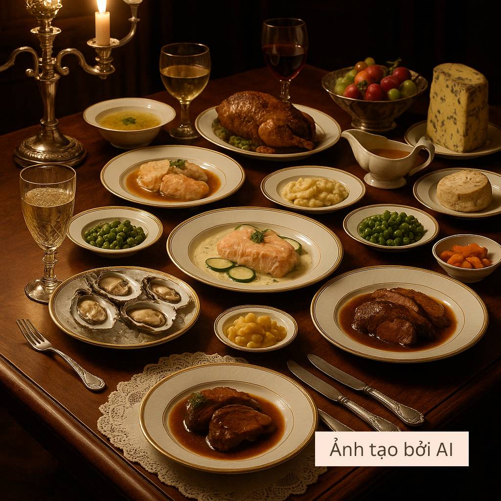 Khi AI tái hiện chân thực đêm tiệc cuối cùng trên tàu Titanic: Sự xa hoa tột cùng che mờ mọi hiểm họa- Ảnh 5.