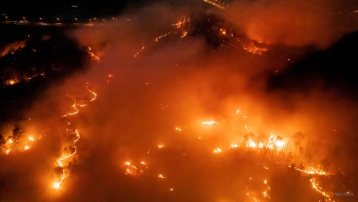 Khung cảnh hoang tàn tại Hàn Quốc sau một tuần đám cháy rừng bùng phát- Ảnh 1.