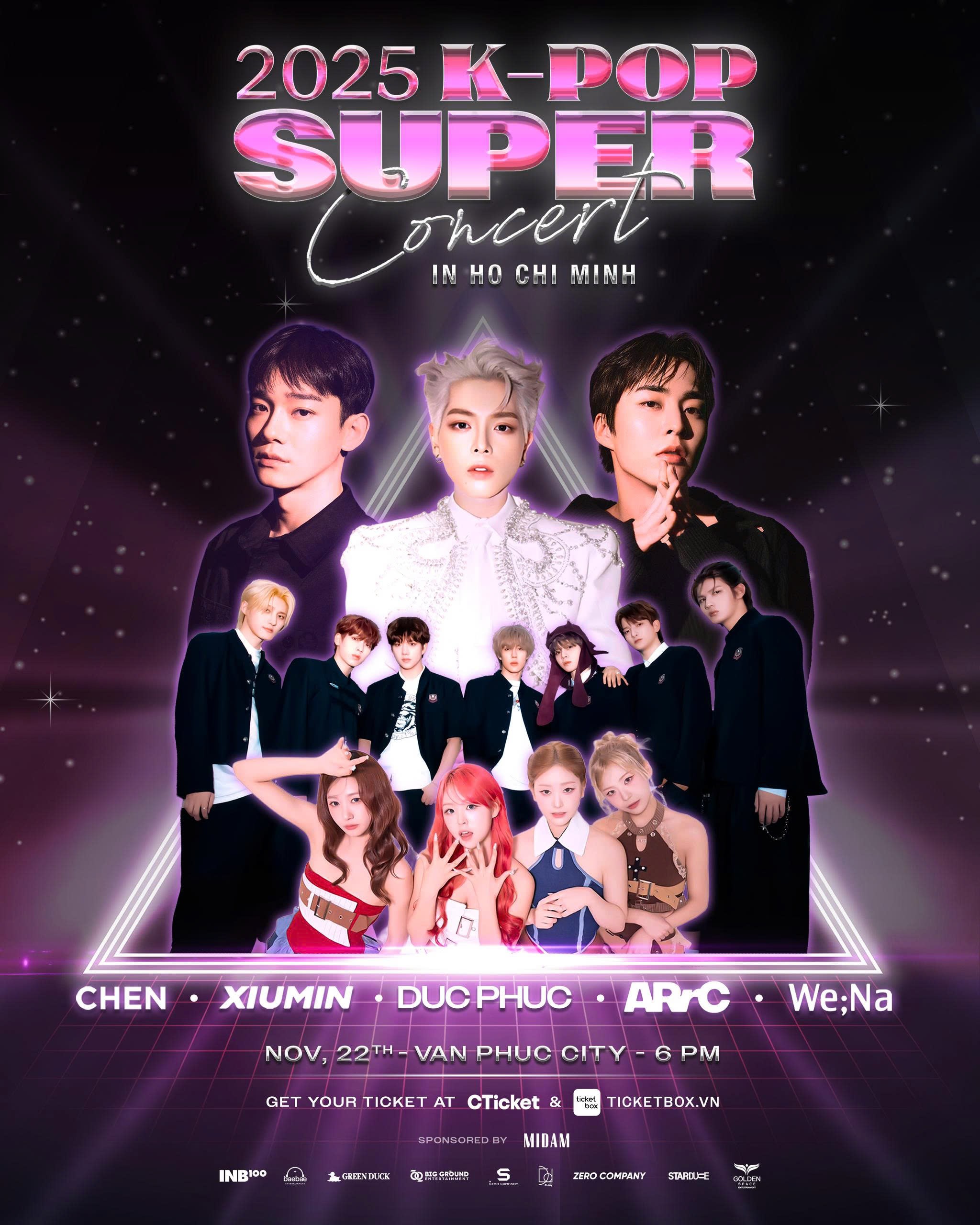 Chen và Xiumin (EXO) khuấy đảo sân khấu chính tại đại nhạc hội quốc tế ở TP. HCM - 1