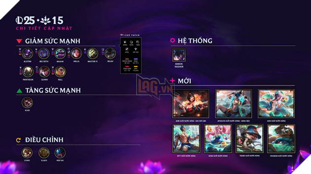 LMHT: Chi tiết bản cập nhật 25.15 - Thay đổi hàng loạt meta hiện tại