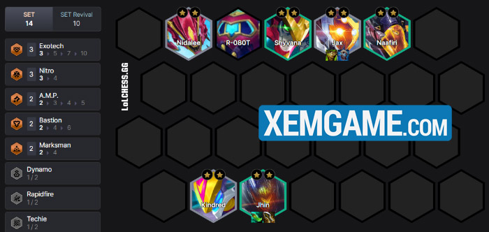 ĐTCL 14.4: Đội hình Chiến Đội Cơ Điện quay trở lại mạnh mẽ, chiếm lĩnh meta chien doi co dien 2