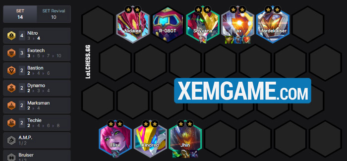 ĐTCL 14.4: Đội hình Chiến Đội Cơ Điện quay trở lại mạnh mẽ, chiếm lĩnh meta chien doi co dien 4