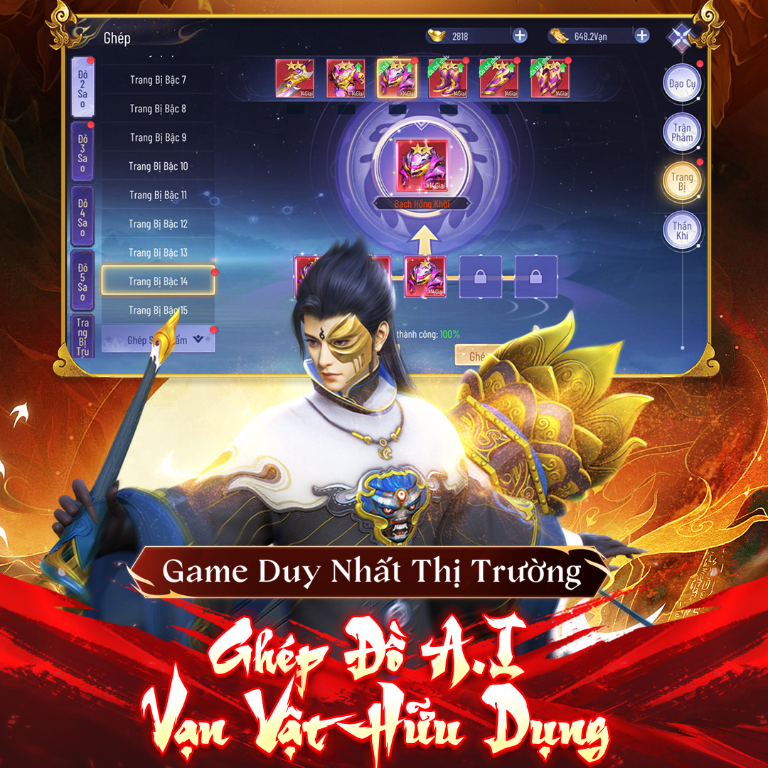 Chiến Hoả Tam Giới chính thức mở tải: game tiên hiệp mới free vé nạp, tài nguyên cực khủng khiến game thủ thích mê chienhoatamquoc game 4