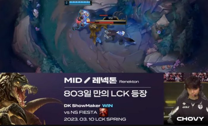 Chovy tiết lộ màn “out play” HLE chưa từng được thử nghiệm cả trong đấu tập chovy renekton hle