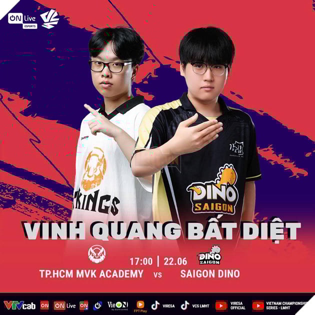 Danh Hiệu Vô Địch ON Live VCS 2025 Mùa Hè Gọi Tên Saigon Dino 3