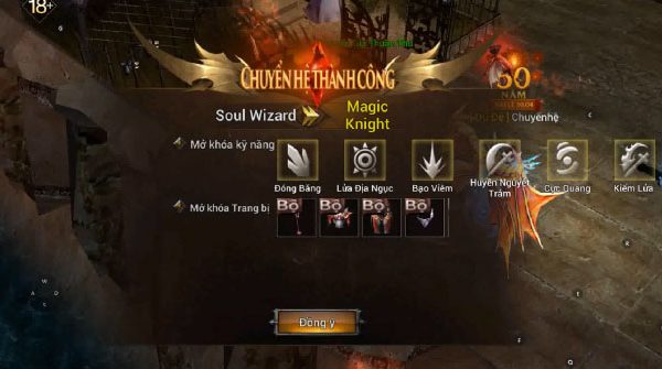 Mẹo chuyển class trong MU Lục Địa VNG  trong đơn giản trong một nốt nhạc chuyen he magic knight thumbjpg