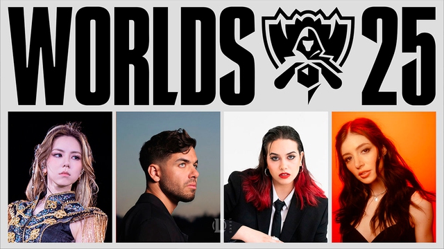 4 ca sĩ sẽ trình diễn tại CKTG 2025 trong đó Đặng Tử Kỳ (ngoài cùng bên trái) là hát chính