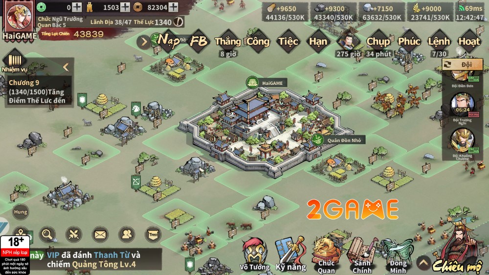 Phiên bản thử nghiệm của game Clash of Han: Chiến Quốc có gì nổi bật? clash of han chien quoc 4