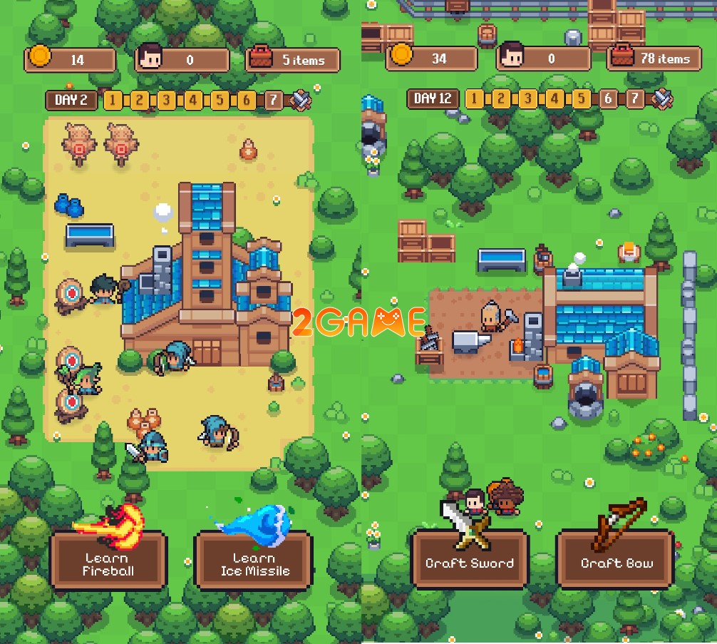 game thủ thành pixel Cloverhold