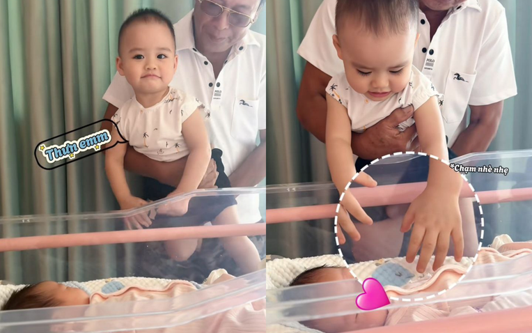 Cậu cả Leon nhà MC Ngô Mai Phương cứ gặp em gái Lipu là ngại ngùng nhưng lại cực kỳ ra dáng anh trai- Ảnh 1. Cậu cả Leon nhà MC Ngô Mai Phương cứ gặp em gái Lipu là ngại ngùng nhưng lại cực kỳ ra dáng anh trai- Ảnh 1.