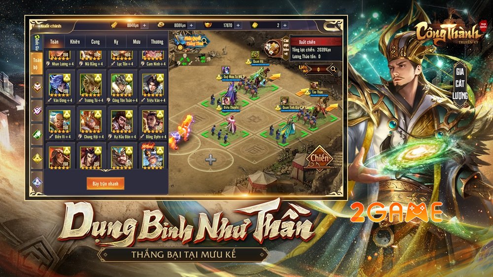 Công Thành Truyền Kỳ: Tam Quốc – Game thẻ tướng kết hợp lối chơi SLG sâu sắc congthanhtruyenkytamquoc game 4