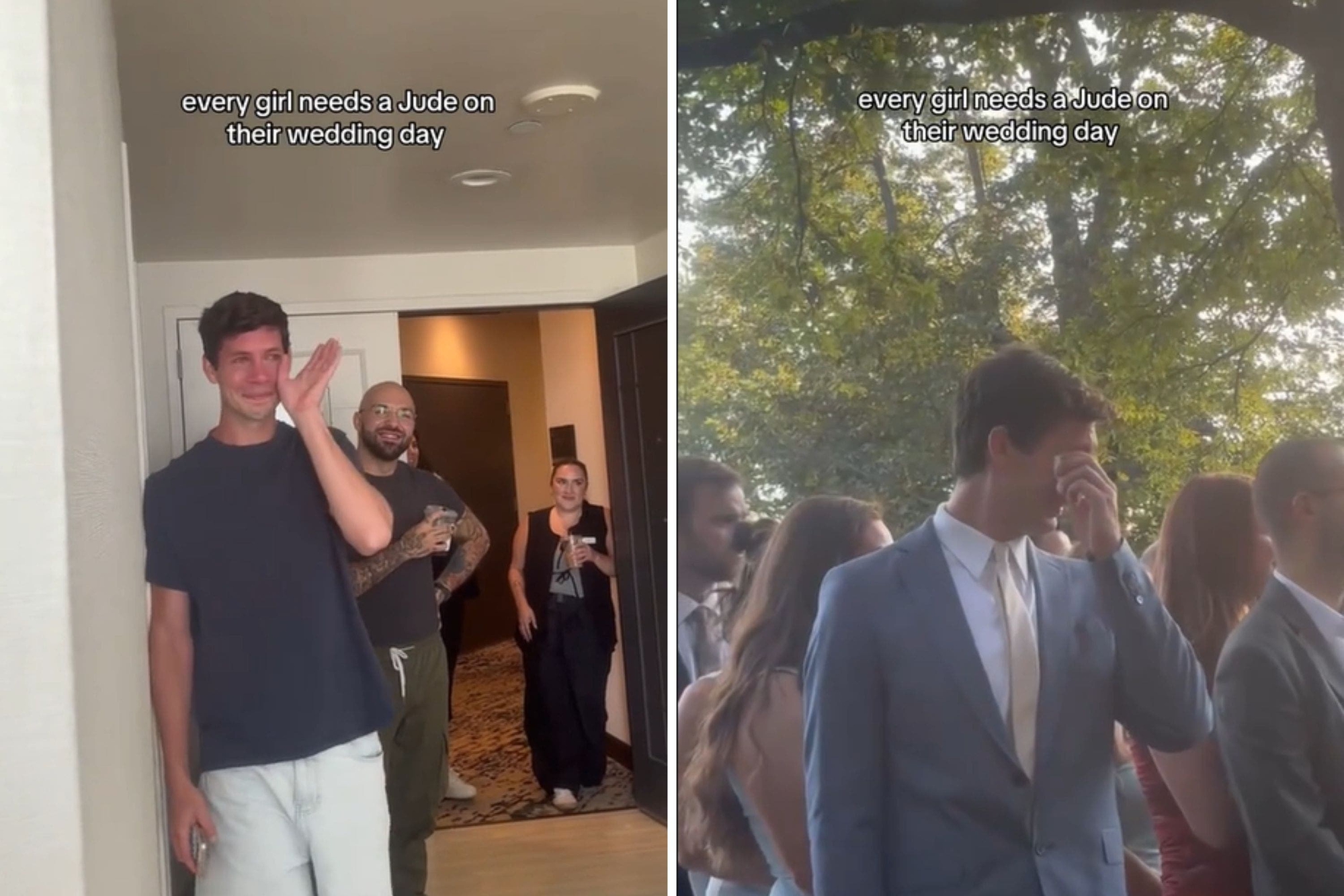 Video bạn thân khác giới của cô dâu khóc không ngừng nghỉ trong đám cưới lan truyền: Lý do không giống như mọi người nghĩ- Ảnh 1.