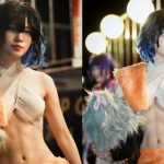 Nữ cosplayer xinh đẹp khoe sức mạnh và sự quyến rũ trong trang phục Inosuke từ Demon Slayer cosplay inosukejpg