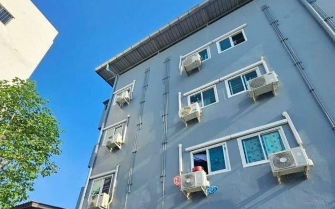 Khu chung cư nơi vụ việc đáng sợ xảy ra.