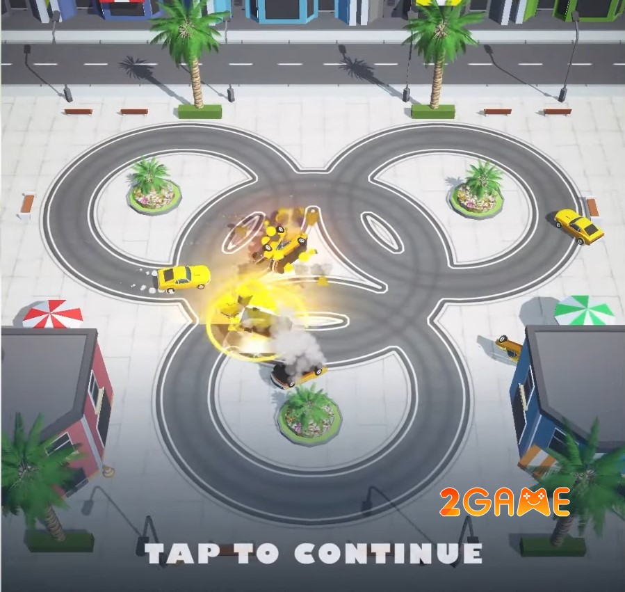 Crash Circuit – Game casual giải trí với chủ đề trình diễn lái xe crash circuit 4