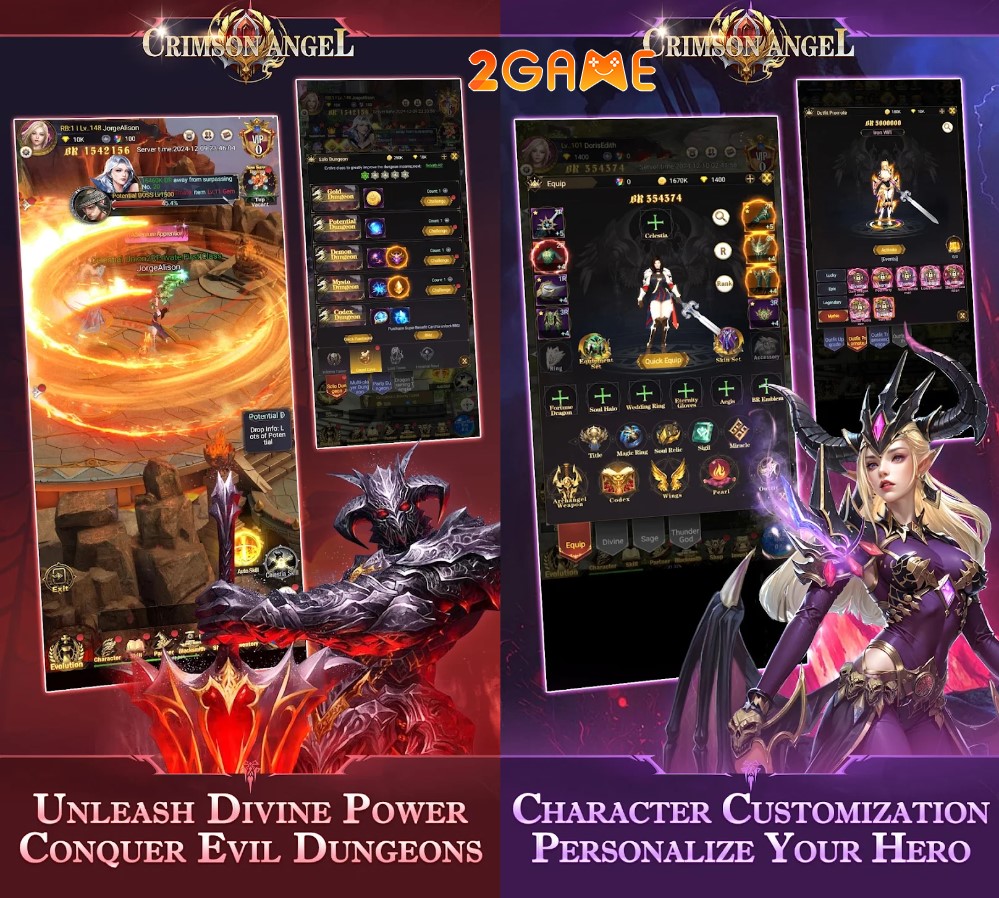 crimson-angel-2 Crimson Angel – Game ARPG theo phong cách nhàn rỗi đầy màu sắc crimson angel 2