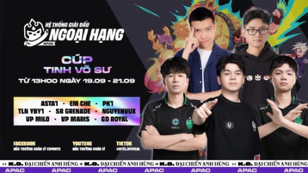 Cúp Tinh Võ Sư: Đại chiến liên khu vực APC – TQ cup tinh vo su thumbjpg