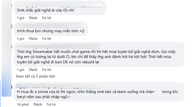 Không ít ý kiến cho rằng ShowMaker có lẽ đã đến lúc nên ngừng lại Không ít ý kiến cho rằng ShowMaker có lẽ đã đến lúc nên ngừng lại
