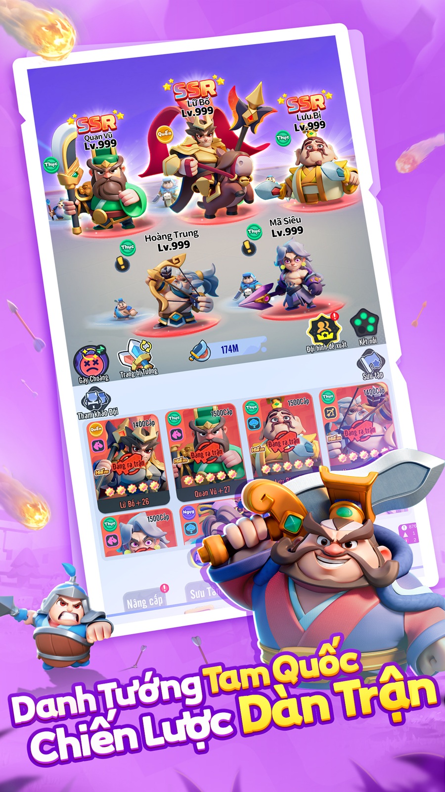 CG lần đầu công bố, game mobile Tam Quốc thư giãn đối kháng Đại Chiến Tiểu Binh mở đăng ký trước daichientieubinh anh 5