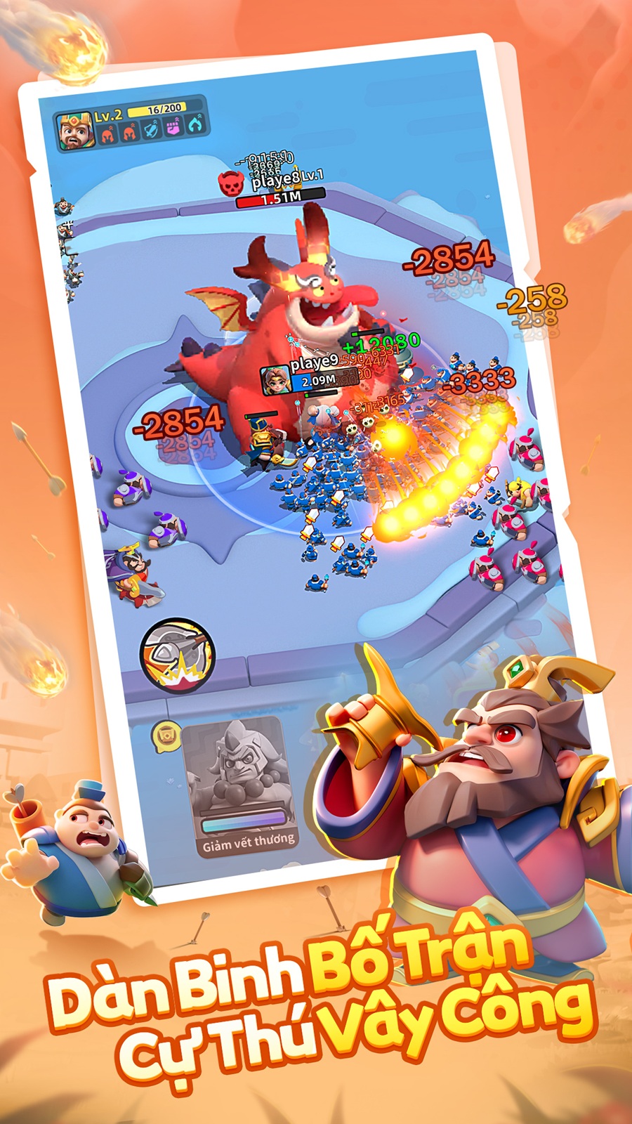 CG lần đầu công bố, game mobile Tam Quốc thư giãn đối kháng Đại Chiến Tiểu Binh mở đăng ký trước daichientieubinh anh 7