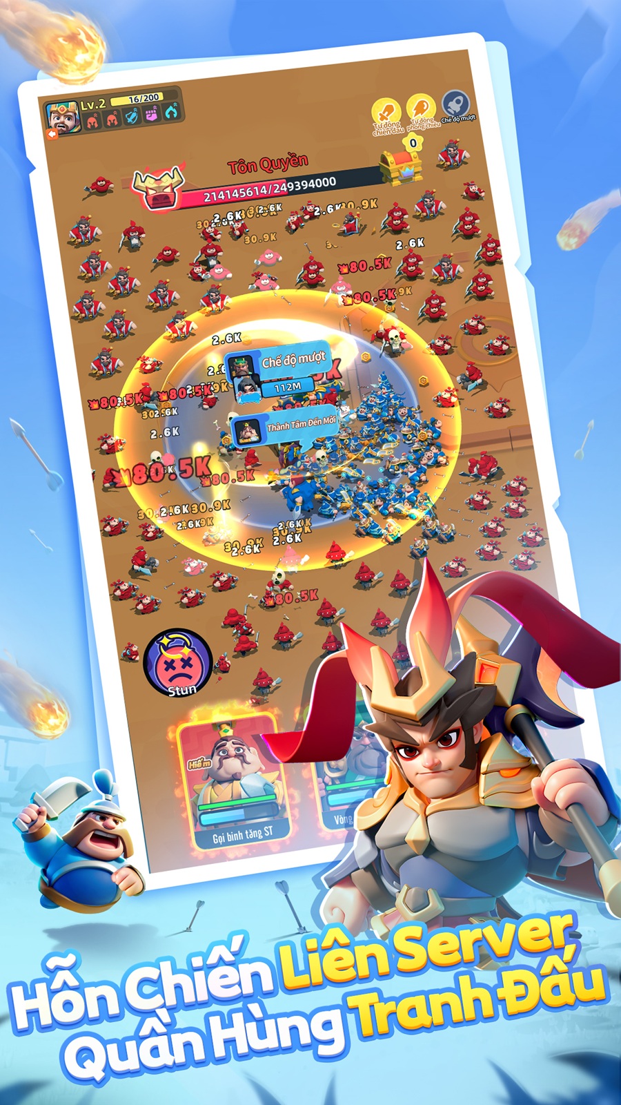 CG lần đầu công bố, game mobile Tam Quốc thư giãn đối kháng Đại Chiến Tiểu Binh mở đăng ký trước daichientieubinh anh 8