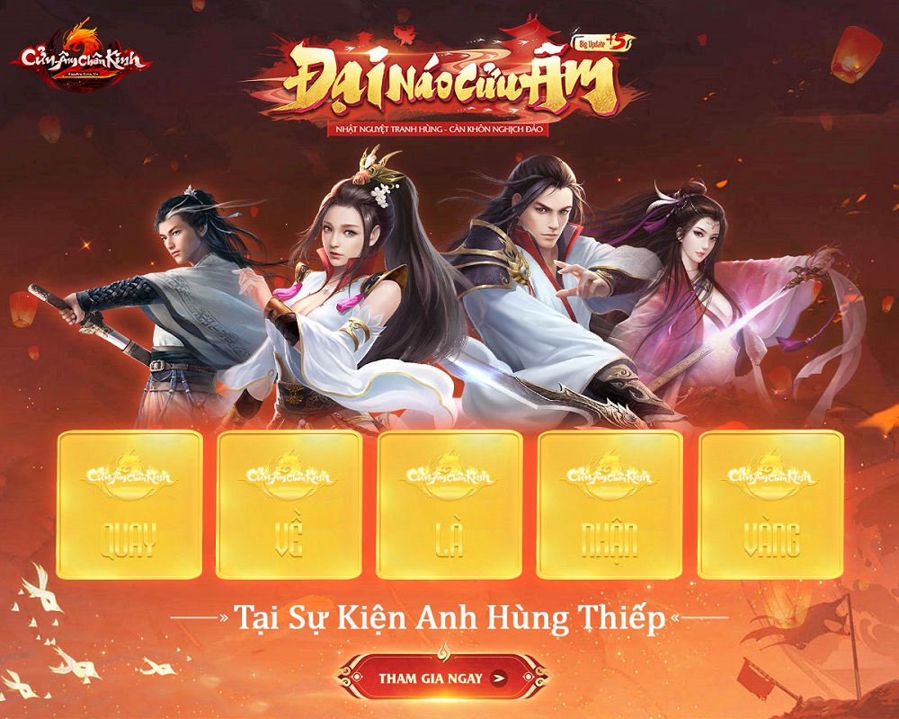 Đại Náo Cửu Âm: Siêu phiên bản khẳng định vị thế 12 năm Cửu Âm Chân Kinh tại Việt Nam dainaocuuam anh 3