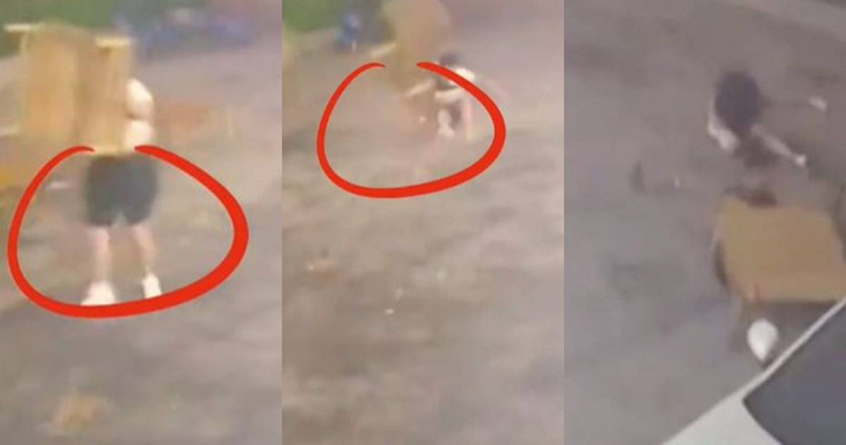 Đang lau bàn ghế, nam thanh niên 18 tuổi nặng hơn 100kg bị gió thổi bay- Ảnh 1.