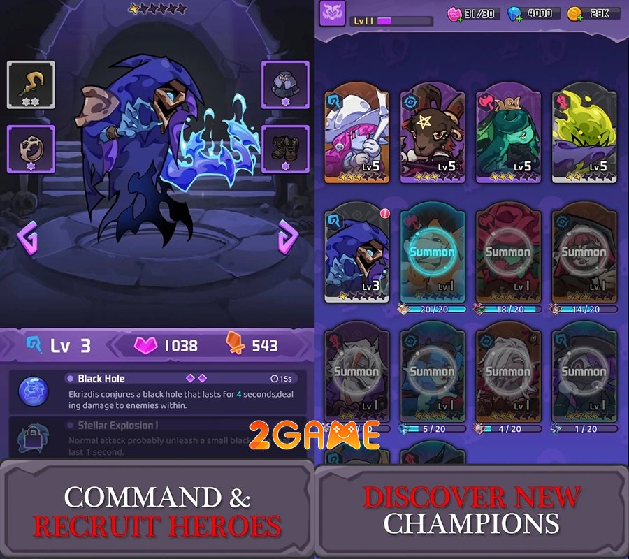 Dark Spire Legends: Nightfall – Viết nên huyền thoại trong bóng tối darkspirelegendsnightfall 2