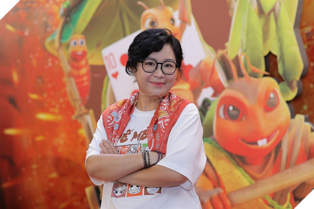 Nữ đạo diễn của bộ phim hoạt hình Dế Mèn có mặt tại buổi công chiếu