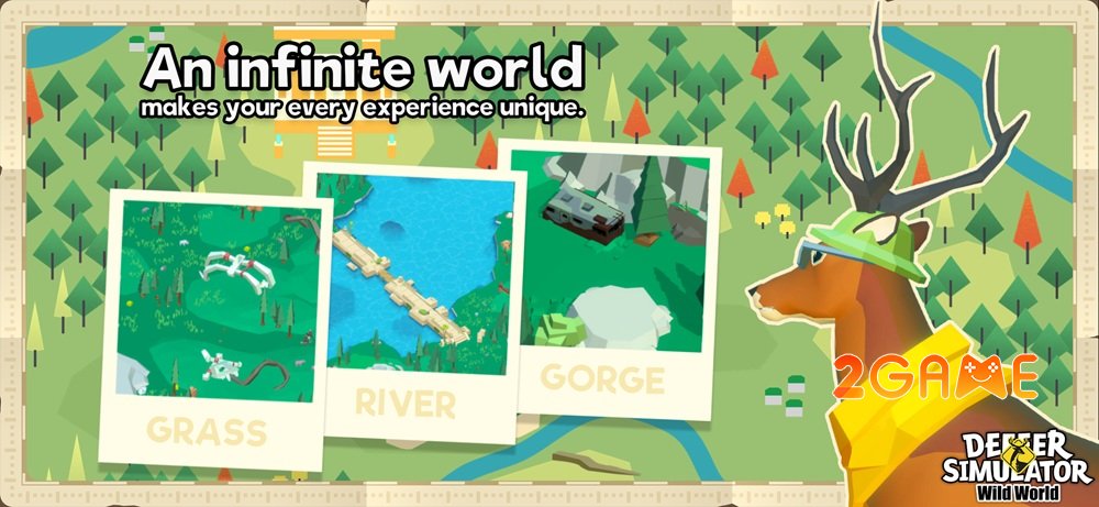 Khám phá thế giới hoang dã cùng DEEEER Simulator: Wild World deeeersimulatorwildworld 1
