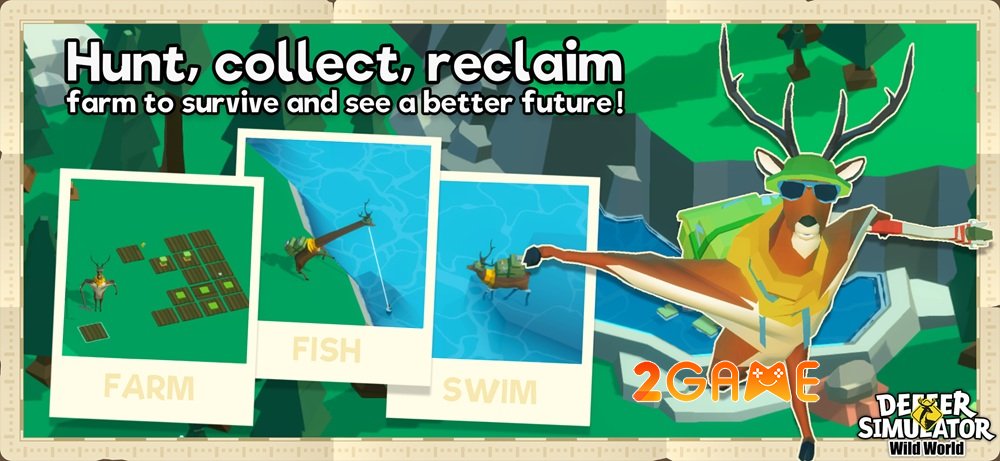 Khám phá thế giới hoang dã cùng DEEEER Simulator: Wild World deeeersimulatorwildworld 3