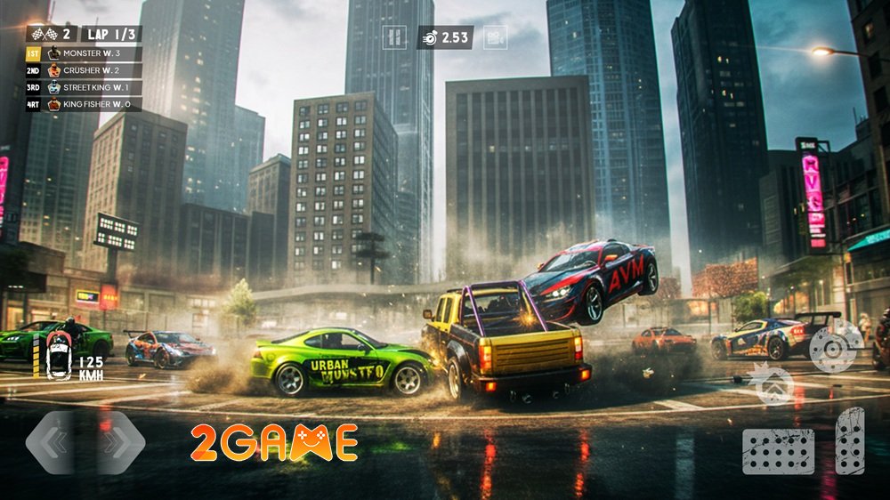 Demolition Derby 5: Crash Race – Game đua xe dành cho những ai đam mê tốc độ demolitionderby5crashrace 4