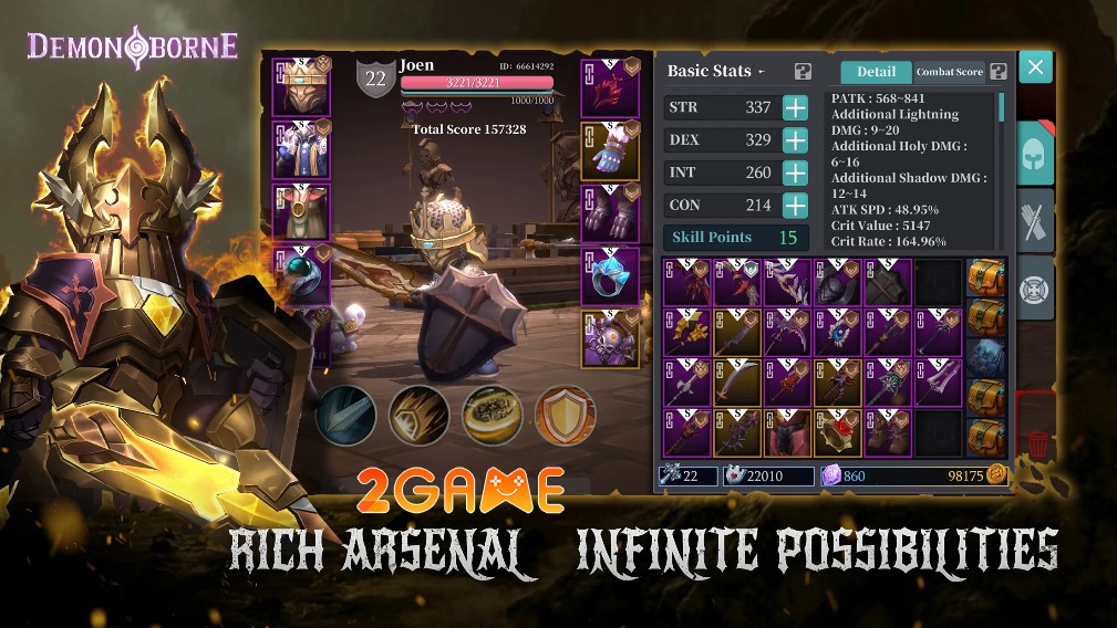 DemonBorne-Roguelike ARPG – Sự trở lại của game chặt chém cực hot demonborne roguelike arpg 5