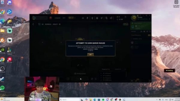 Huyền thoại DOTA 2 gặp sự cố khi tập chơi LMHT, bị cấm 12 tiếng vì lý do khó đỡ dendi lmht 3jpg