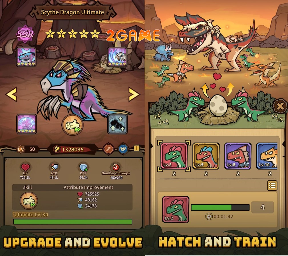 Xây dựng đế chế khủng long trong game Dino Kingdom: Survival dino kingdom survival 3