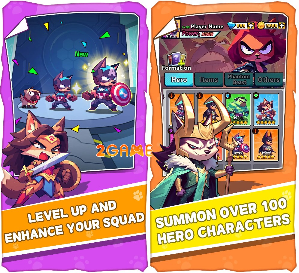 game Idle RPG Doggy Fame