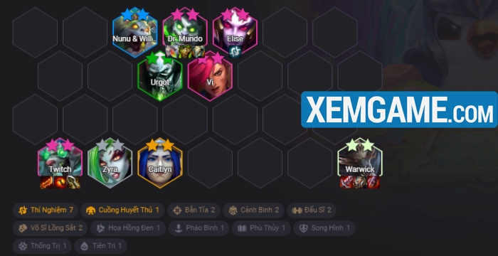 doi-hinh-7-thi-nghiem ĐTCL 13.3: Đội hình Twitch thuần Thí Nghiệm trở lại với sức mạnh ấn tượng doi hinh 7 thi nghiem