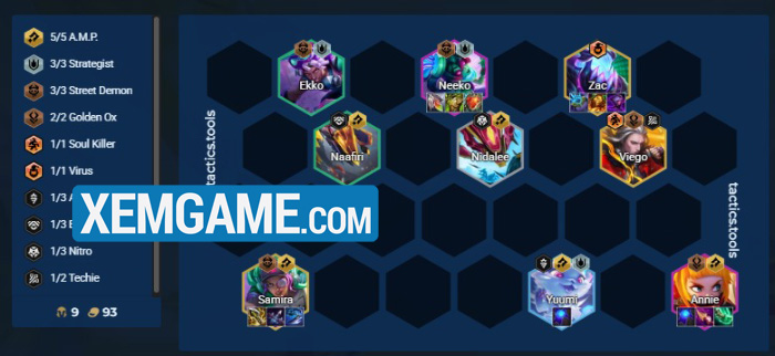 doi-hinh-amp-quan-su ĐTCL 14.4: Tìm hiểu một số cách tận dụng đội hình AMP lên cấp để có kết quả tốt doi hinh amp quan su